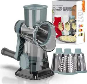 3 in 1 Multifunctional Rotary Cheese Grater, Manual Vegetable Chopper, Kitchen Gadgets, 2024 Fall Gifts