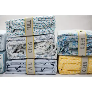 King Size Bed Sheet Organizer Bands (2-Pack) – Closet Straps with Labels for & Bedding