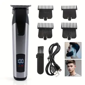 Professional Hair Clipper Cordless |   1200mAh Fast Charging, Ultra-Quiet Motor, Multiple Blades Sizes, Portable for Home and Travel Use