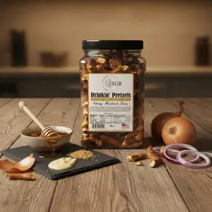 Honey Mustard Onion Drinkin' Pretzel Canister