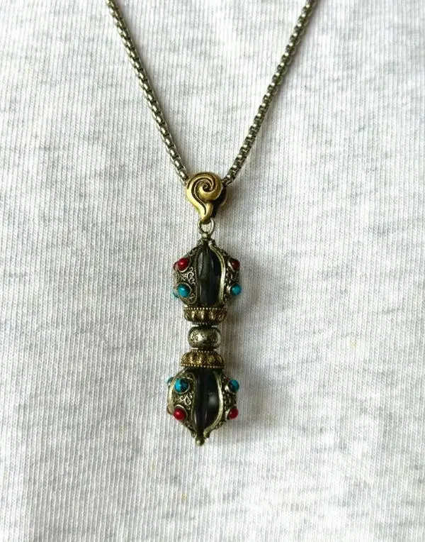 Unique tibetan necklace Female Male Dailyuse
