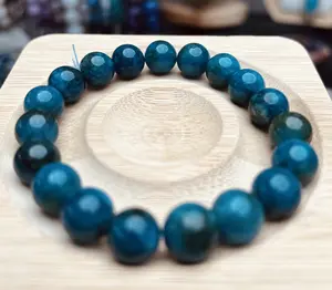 Lkc crystal Semi-finished Non-natural Blue Apatite