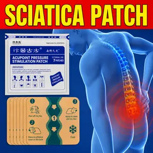 Specialized patch for lower back pain and sciatica; relieves stiffness, discomfort, and soreness in the waist and legs. A herbal topical patch for everyday home use—keep it handy.