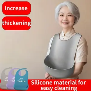 Adult bibs, senior dining bibs, 3D bibs, food bibs, mealtime aids, easy to clean, comfortable fit, snack protectors, caregivers, senior bibs, Apron