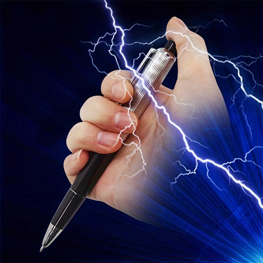 1pc Shock Pen Prank Toy,Electric Ballpoint Pen Joke Toy ElectricShock Pen Party Fun Game Prank Toy