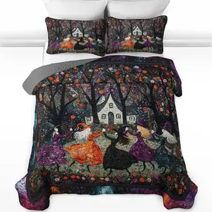Shineful Beautiful Witchy Woman All Season Quilt 3-Piece Set