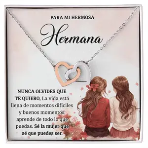 Collar Para Mi Hermana, Regalo Para Mi Hermana, Para El Amor De Mi Vida, Gift For Her, Romantic Necklace, Anniversary Jewelry, Valentine Gift For Wife Girlfriend, Birthday Present
