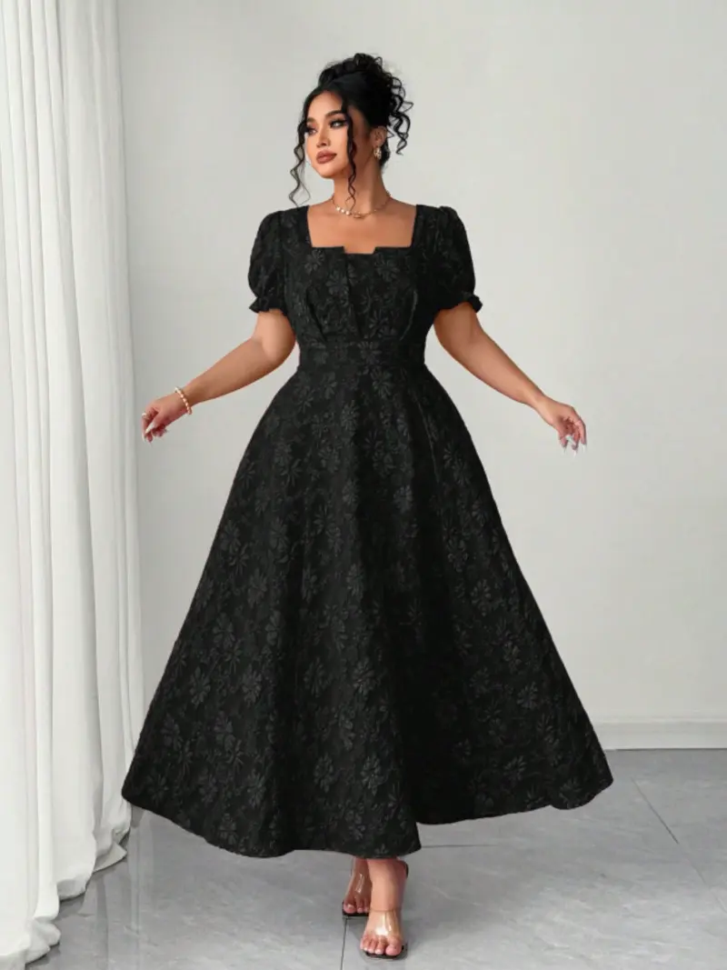 Black Dress Graduation Dresses For Curvy Figures Plus Size Black Dresses  Ever-Pretty US
