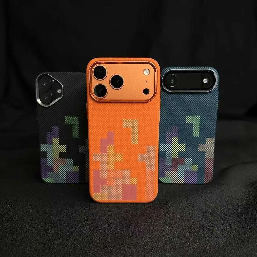 For iPhone 17 Pro Max Tetris Magnetic Phone Case For iPhone 16 Full Coverage Anti-Drop Hard Case HNO50PL