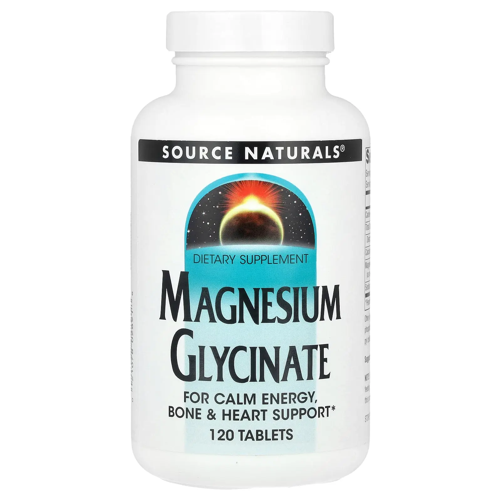 Source Naturals Magnesium Glycinate, 120 Tablets