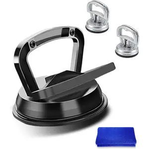 3 Pack Metal Dent Puller, Dent Puller, Suction Cup Dent Puller, Dent Repair Kit,Dent Remover Tool for  ,Glass,Screen,Tiles & Objects Moving(1pcs Large + 2 count Small Suction Cups)