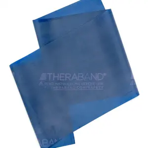THERABAND 5.8lbs Professional Latex Resistance Bands, Individual 6 Ft Elastic Band for Upper & Lower Body Exercise, Physical Therapy, Pilates, Home Workouts, 6 Foot, Blue, Extra Heavy, Level 5