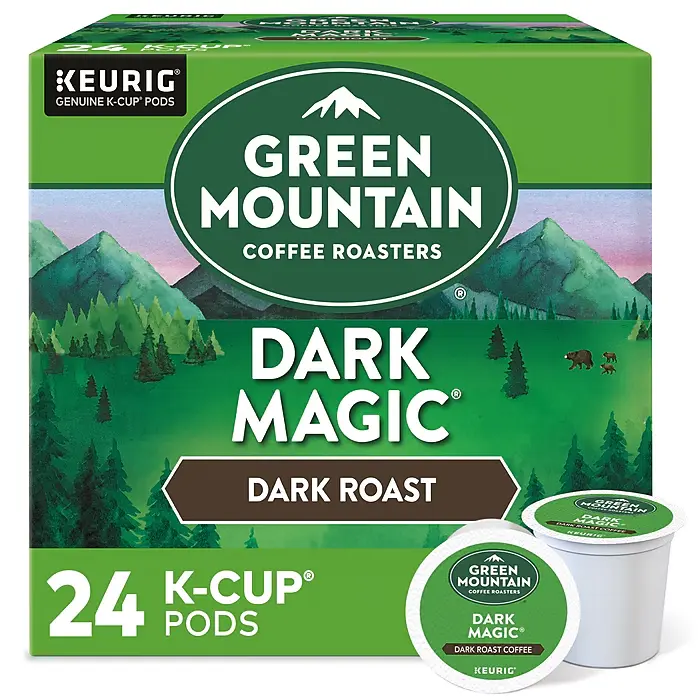Green Mountain Dark Magic Coffee Keurig K-Cup Pods, Dark Roast