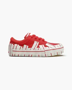 Yuratsu 100 Red White Shoes