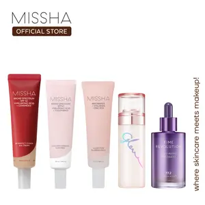 [MISSHA Official] Tiktok's Best BB Cream + Pore Blurring Balm + Hydrating Sunscreen + Glow Skin Balm Mist + NRA Bundle