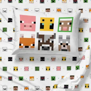 Sunny Side Up Official Minecraft Creeper Sheet Set Sunny Side Up Official Minecraft Creeper Sheet Set