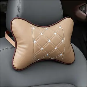 Car Neck Pillow Soft Breathable, Comfortable Car Auto Head Neck Rest Cushion, Headrest Pillow Pad for Travel