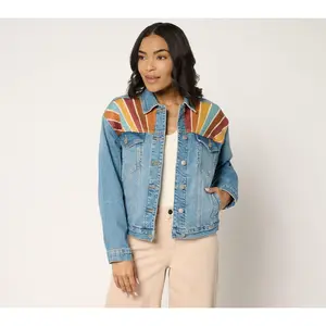 Driftwood Jeans Relaxed Novelty Denim Jacket - Sundazed
