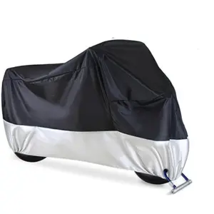 Waterproof Motorcycle Cover, 1 Count All-season Dustproof UV Protective Motorcycle Cover, Outdoor & Indoor Scooter Cover for Motorcycle & Bicycle, Motor Parts Accessories, Body Cover