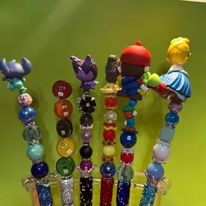Personalized Pens with Unique Bead and Character Designs for Customization