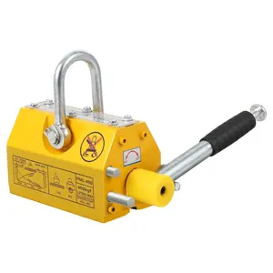 GARVEE Magnetic Lifter with Release: Durable Steel Construction, Versatile Permanent Magnet for Hoist and Shop Crane Applications, Available in 660LBS, 880LBS, and 1320LBS Capacities for Efficient Lifting and Handling