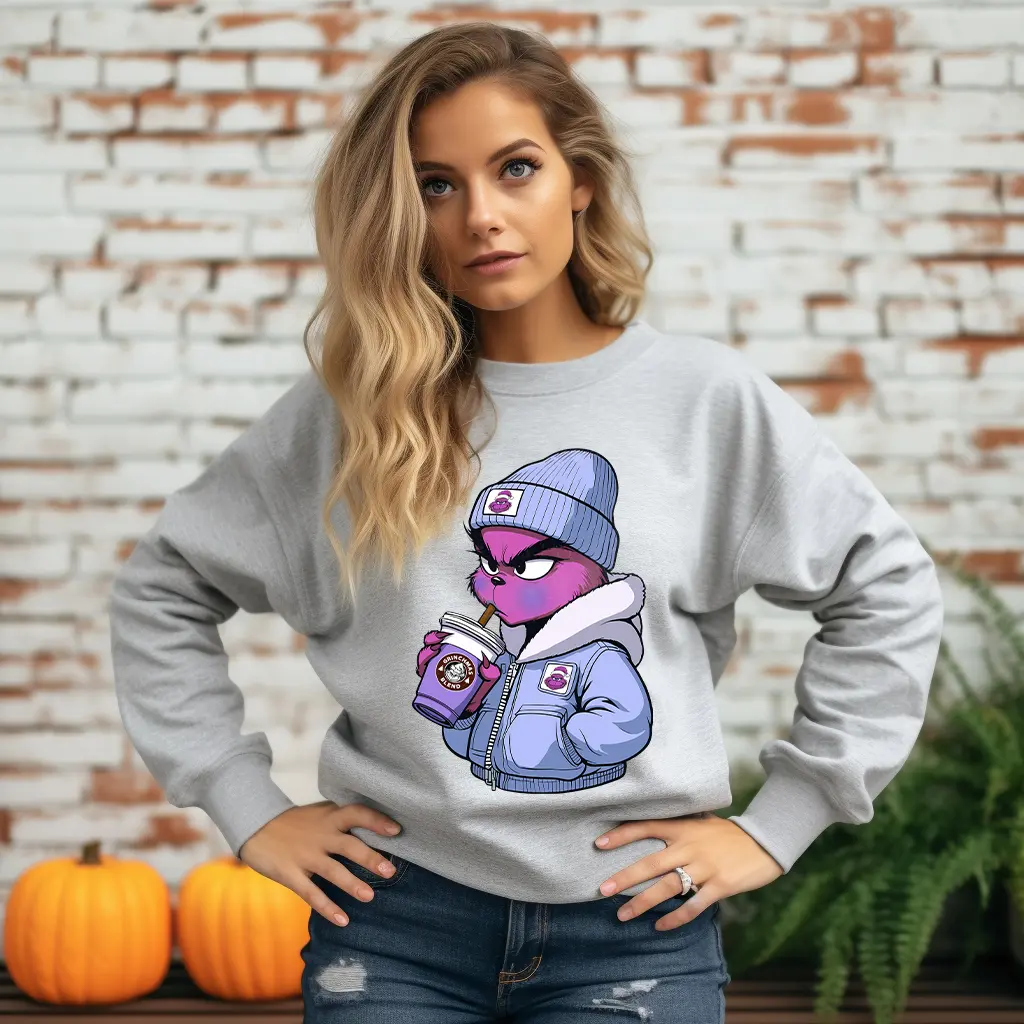 Grinchy 2024 Christmas Coffee Hoodie for the Ultimate Holiday Vibe