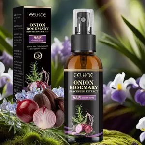 Onion Rosemary Essential Hair Care Massage Oil, Scalp Growth Oil, Herbal Scalp Care, Hair Care & Styling Product For Making Thin Hair Look Thicker