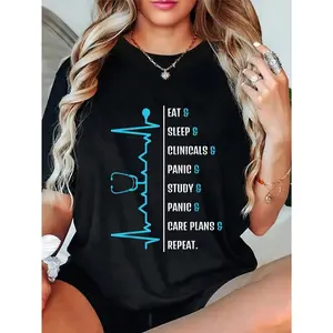 🎉 100% Cotton Funny Nursing Student Nurse Gift Idea T-Shirt