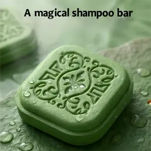 Anti Hair Loss Shampoo Bar 2-Pack (90g Each) | DHT Blocker with Rosemary & Biotin | Thicker Fuller Hair, Reduce Thinning & Shedding | Sulfate-Free Solid Shampoo for Oily Scalp Men & Women