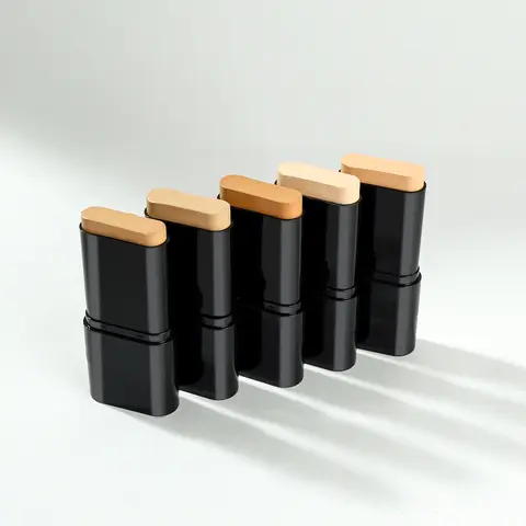 2-in-1 Double-Headed Soft Matte Brush-On Concealer & Foundation Stick, Adult Alcohol-Free Cosmetic, Hydrating Full Coverage for All Skin Types, Matte Finish, Even Tone, Lightweight Flawless Complexion Makeup, Matte Makeup Finish