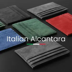 Italian ALCANTARA Card Holder