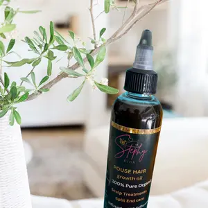 Huile Pousser Cheveux {} 6 oz -Rosemary oil Fenugreek oil for effective  care