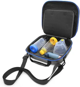 Asthma Inhaler & Essential Carrying Case - Protective Travel Bag for Handheld Asthma Nebulizer Machine, Asthma Mask, Asthma Spacer & More
