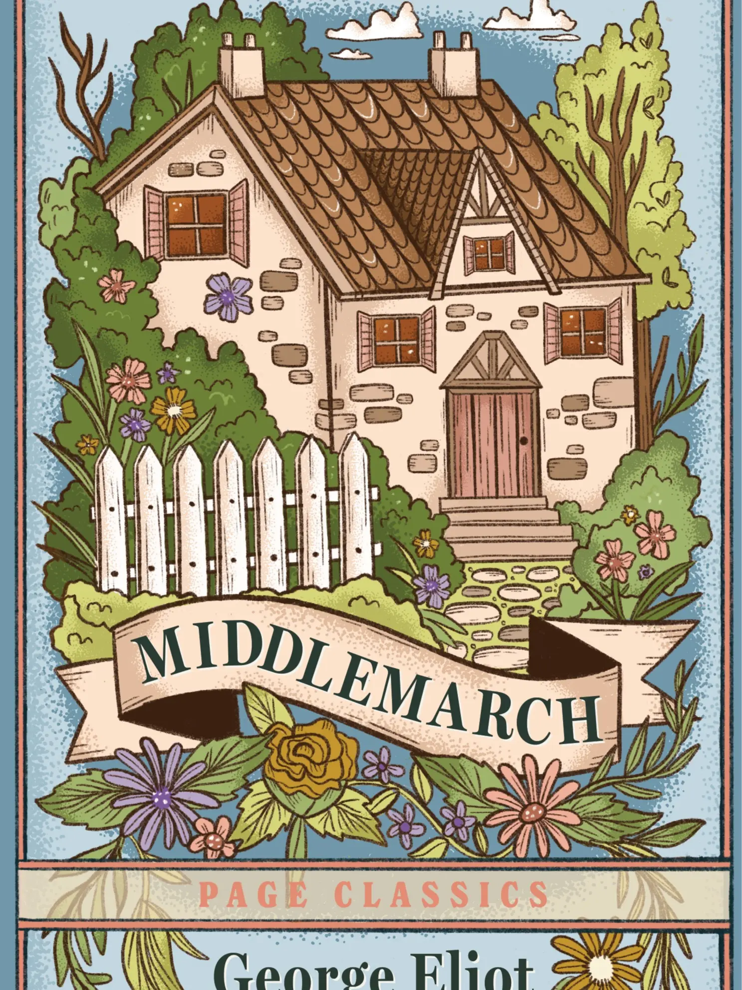 Page Publications George Eliot's Middlemarch - Accessible Trade Paperback, Victorian Town Masterpiece of Love, Romance, Ambition & Life, Paperback Special Edition