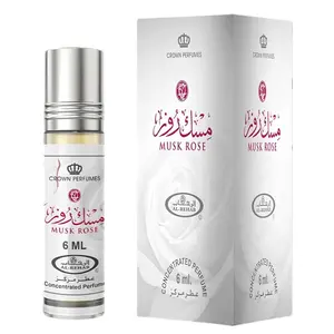 Al Rehab Musk Rose Unisex Concentrated Perfume, 6 Ml