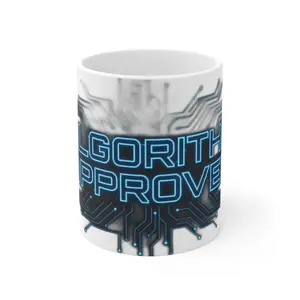 Algorithm Approved Viral Content Tech Graphic — Mug