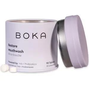 Boka Travel Mouthwash Tablets – Fluoride-Free & Alcohol-Free, Fresh Breath Dental Cleaning Solution Boka Travel Mouthwash Tablets – Fluoride-Free & Alcohol-Free, Fresh Breath Dental Cleaning Solution