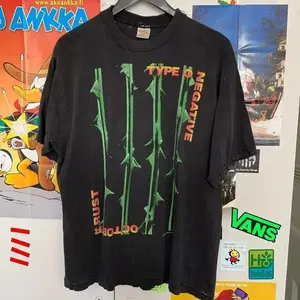 Type O Negative Band Reprint Black Short Sleeve Unisex T shirt Classic Style