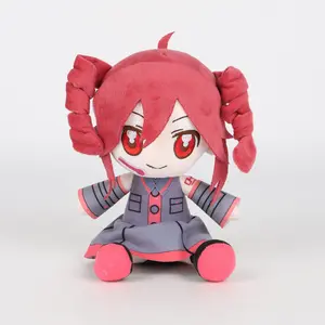 Kasane Teto Plush Toy Soft Adorable Stuffed Doll Stuffed Plushies Figure Anime Cosplay Cartoon Birthday Present Christmas Gift for Fans