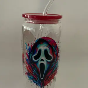 Ghostface Glass Cup
