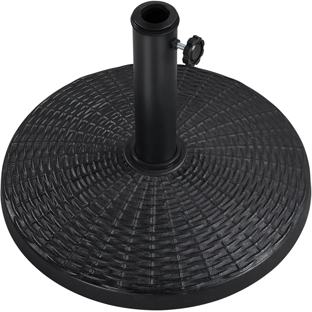 Yaheetech 22/31 lbs Umbrella Base, Heavy Duty Patio Umbrella Base Stand, Round Resin Umbrella Base Stand, Outdoor Market Umbrella Base for Garden, Backyard, Beach