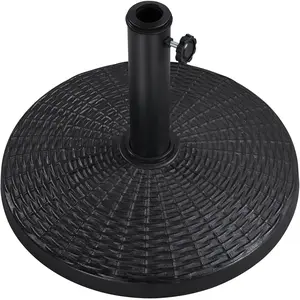 Yaheetech 22/31 lbs Umbrella Base, Heavy Duty Patio Umbrella Base Stand, Round Resin Umbrella Base Stand, Outdoor Market Umbrella Base for Garden, Backyard, Beach