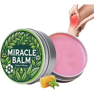 Natural Miracle Balm, Miracle Balm for Swollen Legs, Natural Ingredients, Soothing Joint Cream for Back, Hands, Feet and Body, Improves Joint Comfort, Relaxed and Comfortable (B, 1Pcs) tiktokshopspringglowup