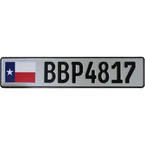 Texas State Flag Plate