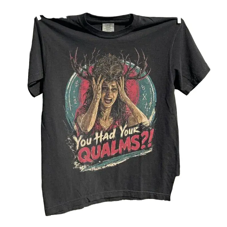 You Had Your Qualms Vintage Design T-shirt, Patricia Widow's Bay Movie Shirt, Scary Widow's Bay Horror Flim Fan