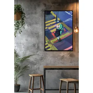Rebecca Cyberpunk Edgerunners Poster, Classic Anime Girl Wall Art, Exclusive Futuristic Gaming Decor, Sophisticated Print, Unframed Print Only