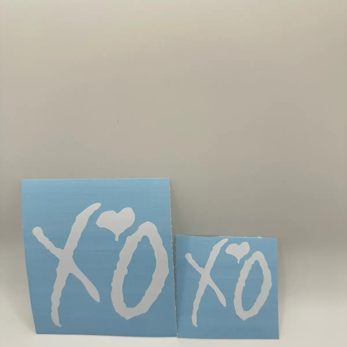 XO (Decal-sticker) (Vinyl material, easily applicable)