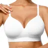 FeelinGirl Wireless Push Up Bra for Women, Seamless Comfort Bralettes No Underwire Supportive Full Coverage Everyday Bras Women Push Up Bra  Comfortable Fabric Casual Womenswear Soft Adjustable Comfy Smooth newarrivals SohoChic
