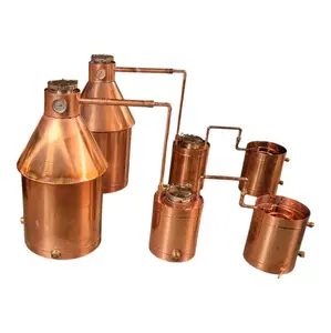 Copper Moonshine Still for Making Liquor at Home   Advanced-Craft Distillation unit Copper Moonshine Distiller