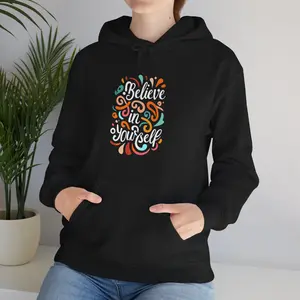 Self-Love Hoodie - Believe in Yourself Motivational Unisex Sweatshirt Gift